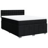 vidaXL &Kappa;&rho;&epsilon;&beta;ά&tau;&iota; Boxspring &mu;&epsilon; &Sigma;&tau;&rho;ώ&mu;&alpha; &Mu;&alpha;ύ&rho;&omicron; 140x190 &epsilon;&kappa;. &Upsilon;&phi;&alpha;&sigma;&mu;ά&tau;&iota;&nu;&omicron;