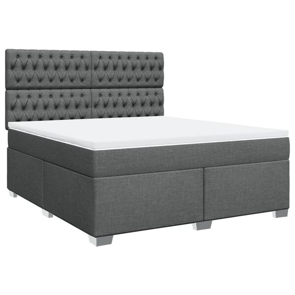 vidaXL &Kappa;&rho;&epsilon;&beta;ά&tau;&iota; Boxspring &mu;&epsilon; &Sigma;&tau;&rho;ώ&mu;&alpha; &Sigma;&kappa;&omicron;ύ&rho;&omicron; &Gamma;&kappa;&rho;&iota; 180x200 &epsilon;&kappa; &Upsilon;&phi;&alpha;&sigma;&mu;ά&tau;&iota;&nu;