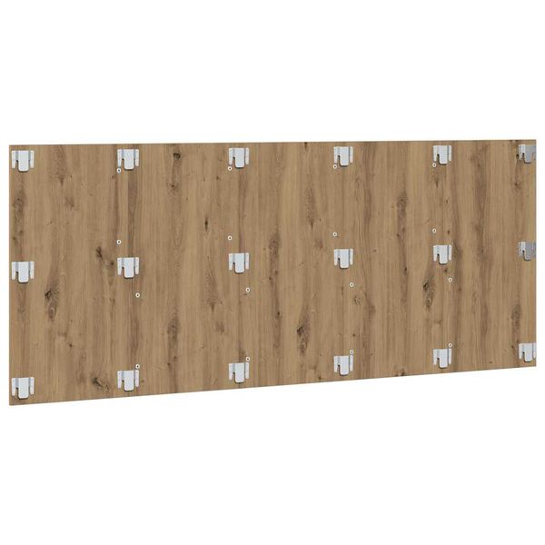 vidaXL Κεφαλάρι Κρεβατιού Δρυς τεχνίτης 200x1,5x80 εκ