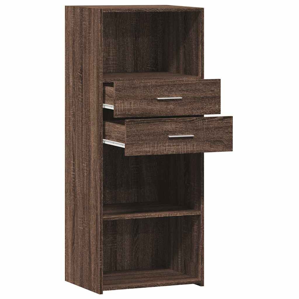 vidaXL Ντουλάπι Καφέ Δρυς 50x42,5x124 εκ. από Επεξεργασμένο Ξύλο
