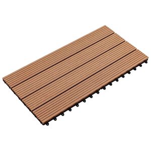 vidaXL &Pi;&lambda;ά&kappa;&alpha; &Kappa;&alpha;&tau;&alpha;&sigma;&kappa;&epsilon;&upsilon;ή&sigmaf; 6 pcs &Kappa;&alpha;&phi;έ 60 x 30 cm WPC