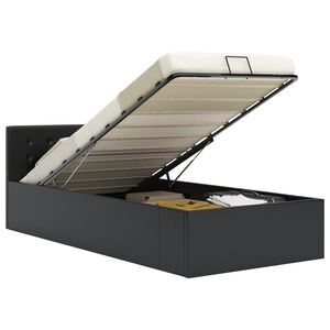 vidaXL &Pi;&lambda;&alpha;ί&sigma;&iota;&omicron; &Kappa;&rho;&epsilon;&beta;&alpha;&tau;&iota;&omicron;ύ &mu;&epsilon; &Alpha;&pi;&omicron;&theta;&eta;&kappa;. &Chi;ώ&rho;&omicron; &Mu;&alpha;ύ&rho;&omicron; 90x200 &epsilon;&kappa;. &Sigma;&upsilon;&nu;&theta;. &Delta;έ&rho;&mu;&alpha;
