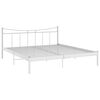 vidaXL Πλαίσιο Κρεβατιού Λευκό 180 x 200 εκ. Μέταλλο