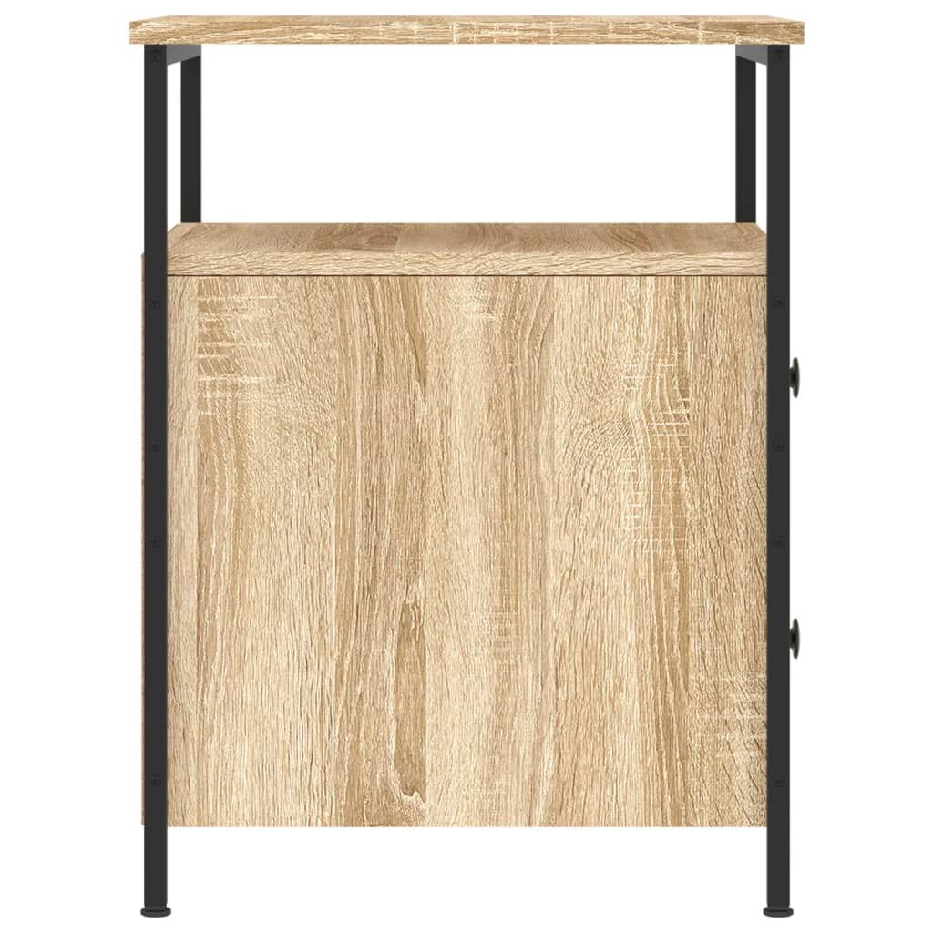 vidaXL Κομοδίνα 2 τεμ. Sonoma Δρυς 44x45x60 εκ. από Επεξεργασμένο Ξύλο