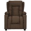 vidaXL Πολυθρόνα με Ανύψωση Καφέ Υφασμάτινη