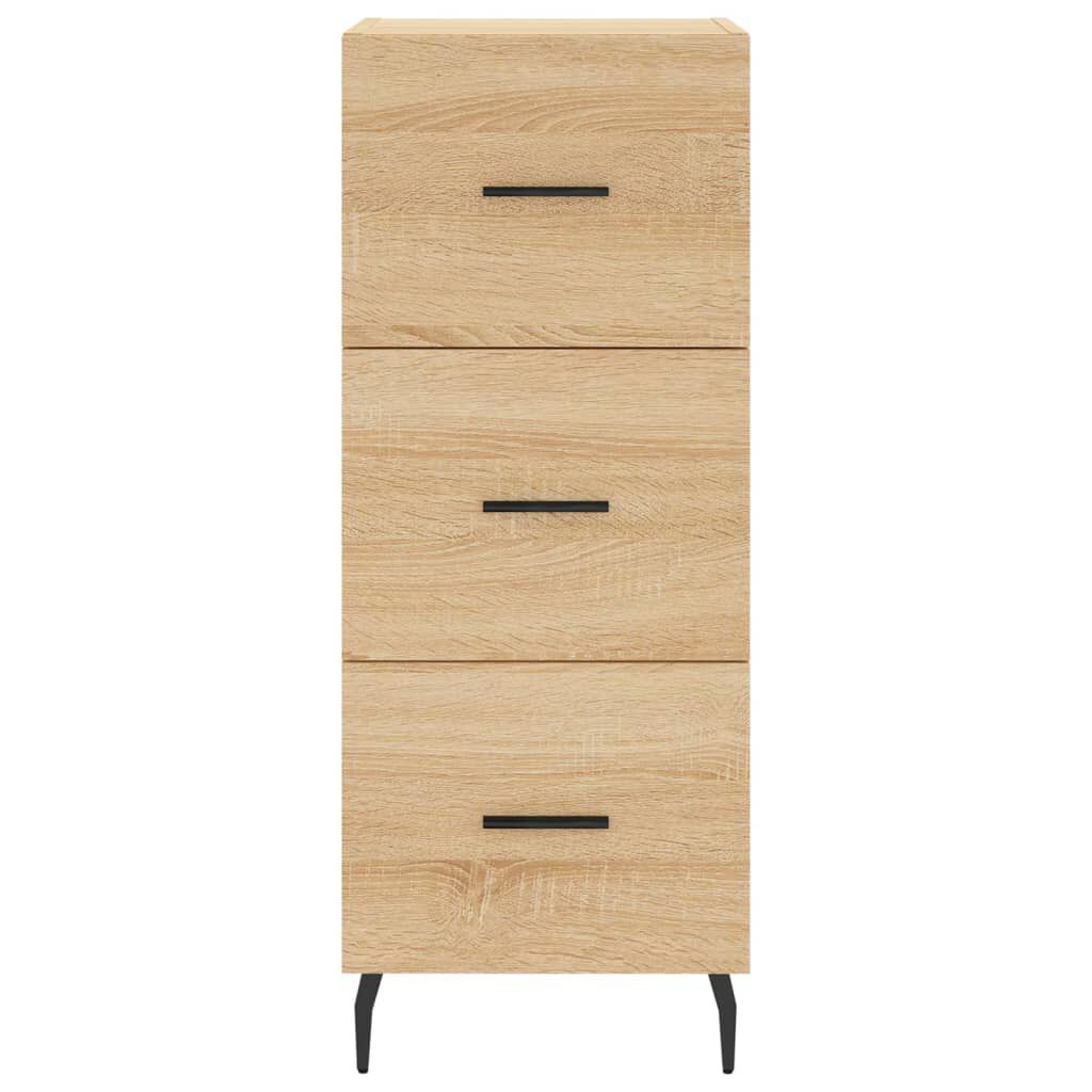 vidaXL Ντουλάπι Sonoma Δρυς 34,5x34x90 εκ. από Επεξεργασμένο Ξύλο