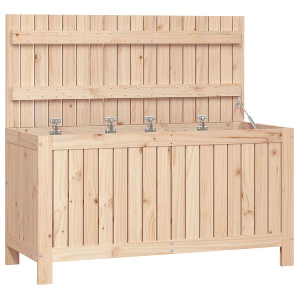 vidaXL Μπαούλο Αποθήκευσης Κήπου 115x49x60 εκ από Μασίφ Ξύλο Πεύκου