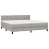 vidaXL &Kappa;&rho;&epsilon;&beta;ά&tau;&iota; Boxspring &mu;&epsilon; &Sigma;&tau;&rho;ώ&mu;&alpha; &Alpha;&nu;&omicron;&iota;&chi;&tau;ό &Gamma;&kappa;&rho;&iota; 200x200 &epsilon;&kappa;. &Upsilon;&phi;&alpha;&sigma;&mu;ά&tau;&iota;&nu;&omicron;
