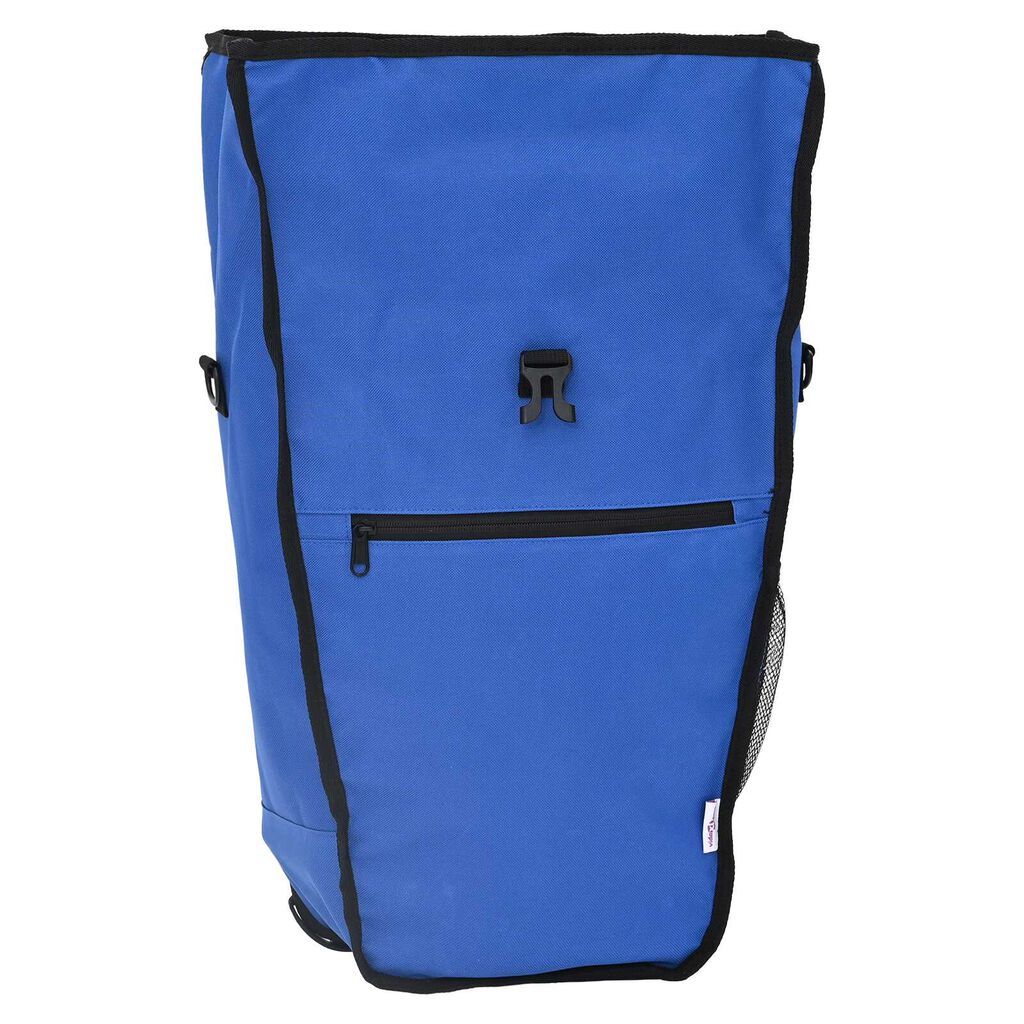 vidaXL Τσάντα Ποδηλάτου για Ράγες Pannier 20 L Μπλε 34x16x59 εκ.