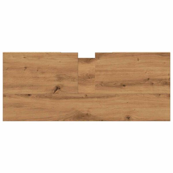 vidaXL Ντουλάπι μπάνιου Δρυς τεχνίτης 80x33x60 cm Κατασκευασμένο ξύλο