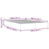 vidaXL Οθωμανικό κρεβάτι χωρίς στρώμα Cappucino 80x200 cm Faux Leather