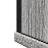 vidaXL Καθρέφτης Μπάνιου Ντουλάπι Γκρι Sonoma 42x12x60 εκ Επεξ. Ξύλο