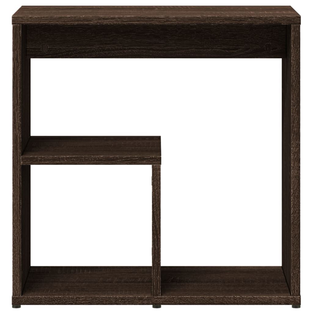 vidaXL Βοηθητικό Τραπέζι Καφέ Δρυς 50 x 30 x 50 εκ. Επεξεργασμένο Ξύλο