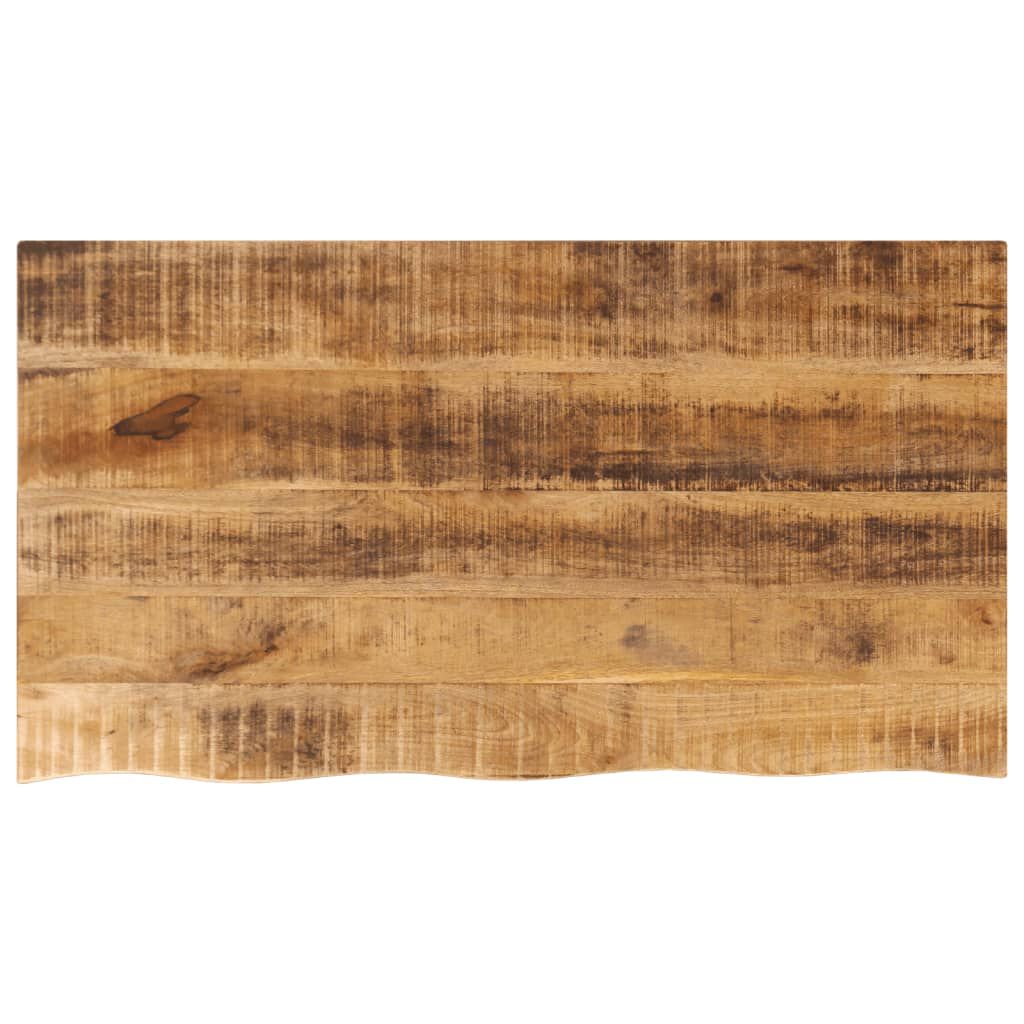 vidaXL Επιφάνεια Τραπεζιού 100x60x3,8 εκ. Live Edge Μασίφ Ξύλο Μάνγκο