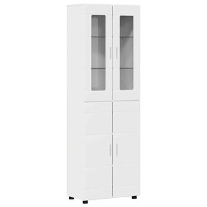 vidaXL Highboard FLORIN 60 x 35 x 182 &epsilon;&kappa;. &Upsilon;&psi;&eta;&lambda;ή&sigmaf; &gamma;&upsilon;&alpha;&lambda;ά&delta;&alpha;&sigmaf; &lambda;&epsilon;&upsilon;&kappa;ό