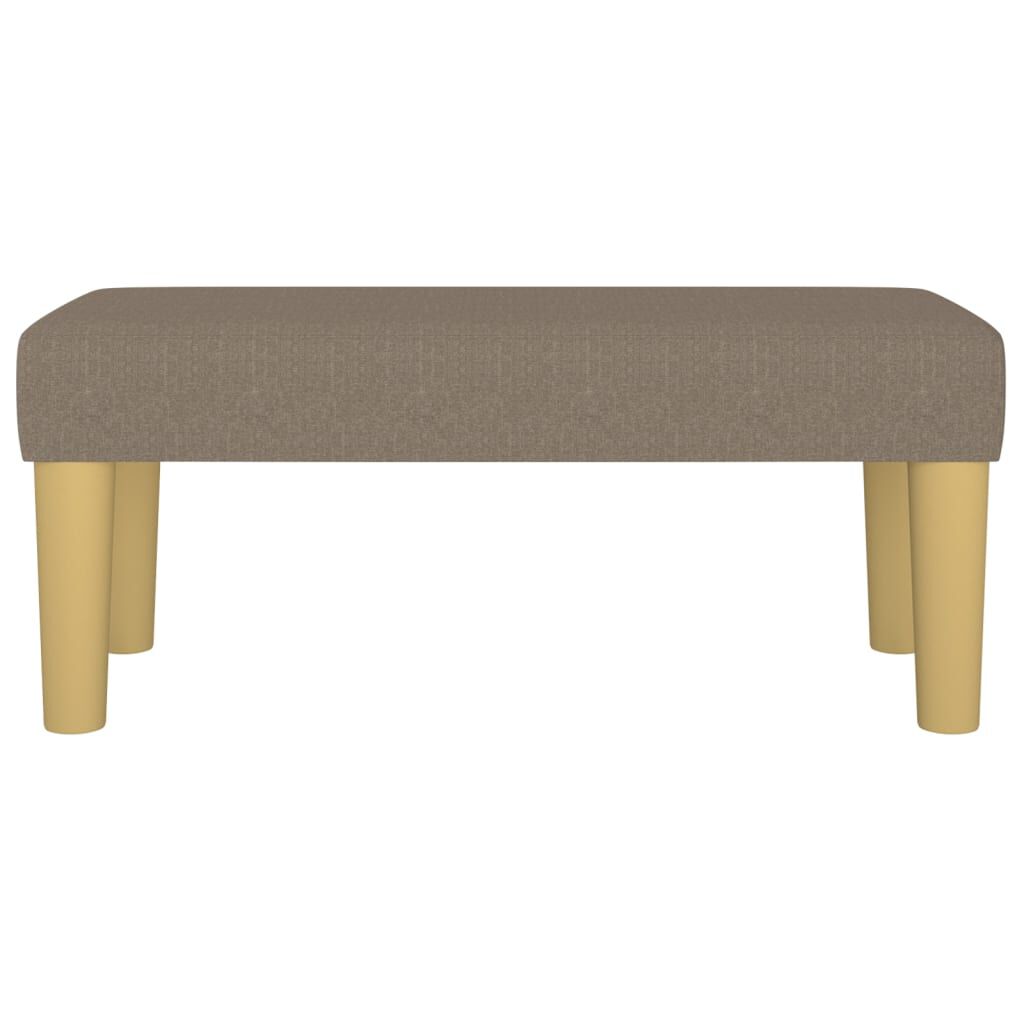 vidaXL Πάγκος Taupe 70 x 30 x 30 εκ. Υφασμάτινος