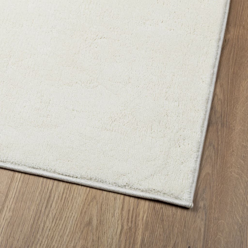vidaXL Χαλί OVIEDO με Κοντό Πέλος Κρεμ 120 x 170 εκ.