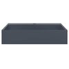 vidaXL Νιπτήρας Ανθρακί 50x38x11 εκ. Συνθετικός από Τεχνητό Μάρμαρο