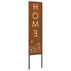 vidaXL Οθόνη Ιδιωτικότητας Κήπου Σκ rusty 32 χ 140 εκ
