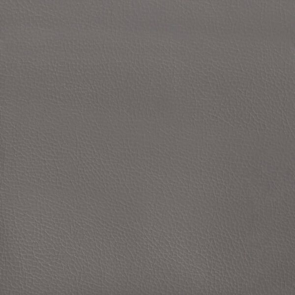 vidaXL Κεφαλάρι με Πτερύγια Γκρι 83x23x118/128 εκ. Συνθετικό Δέρμα