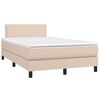 vidaXL &Kappa;&rho;&epsilon;&beta;ά&tau;&iota; Boxspring &Sigma;&tau;&rho;ώ&mu;&alpha;&LED &Kappa;&alpha;&pi;&omicron;&upsilon;&tau;&sigma;ί&nu;&omicron; 120x200 &epsilon;&kappa;. &Sigma;&upsilon;&nu;&theta;. &Delta;έ&rho;&mu;&alpha;
