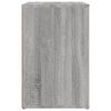 vidaXL Παπουτσοθήκη Γκρι Sonoma 130x35x54 εκ. από Επεξεργασμένο Ξύλο
