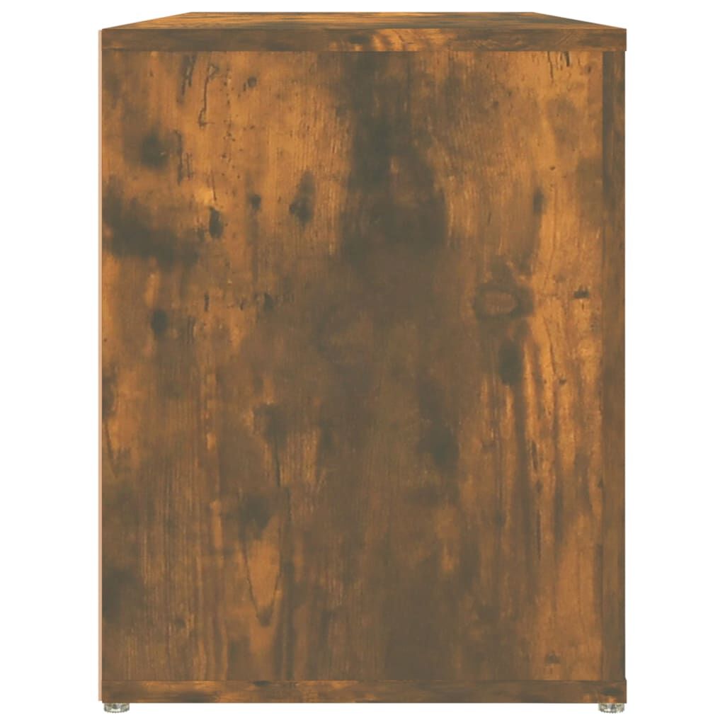 vidaXL Παπουτσοθήκη Καπνιστή Δρυς 100x35x45 εκ. Επεξεργασμένο Ξύλο
