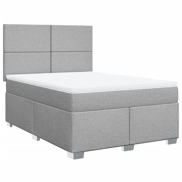 vidaXL &Kappa;&rho;&epsilon;&beta;ά&tau;&iota; Boxspring &mu;&epsilon; &Sigma;&tau;&rho;ώ&mu;&alpha; &Alpha;&nu;. &Pi;&rho;ά&sigma;&iota;&nu;&omicron; 160x200&epsilon;&kappa; &Upsilon;&phi;&alpha;&sigma;&mu;ά&tau;&iota;&nu;&omicron;
