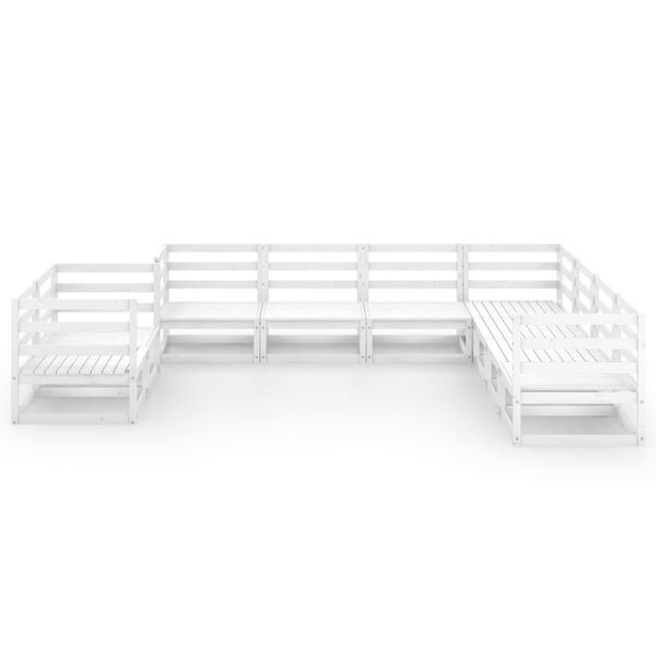 vidaXL &Sigma;&alpha;&lambda;ό&nu;&iota; &Kappa;ή&pi;&omicron;&upsilon; &Sigma;&epsilon;&tau; 9 &Tau;&epsilon;&mu;&alpha;&chi;ί&omega;&nu; &Lambda;&epsilon;&upsilon;&kappa;ό &alpha;&pi;ό &Mu;&alpha;&sigma;ί&phi; &Xi;ύ&lambda;&omicron; &Pi;&epsilon;ύ&kappa;&omicron;&upsilon;