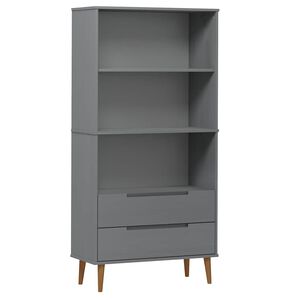 vidaXL &Beta;&iota;&beta;&lambda;&iota;&omicron;&theta;ή&kappa;&eta; MOLDE &Gamma;&kappa;&rho;&iota; 85x35x170,5 &epsilon;&kappa;. &alpha;&pi;ό &Mu;&alpha;&sigma;ί&phi; &Xi;ύ&lambda;&omicron; &Pi;&epsilon;ύ&kappa;&omicron;&upsilon;