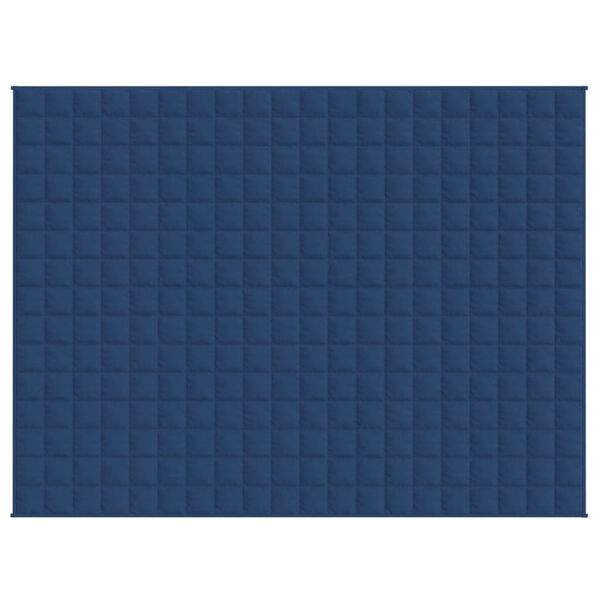 vidaXL Κουβέρτα Βαρύτητας Μπλε 150 x 200 εκ. 11 κ. Υφασμάτινη