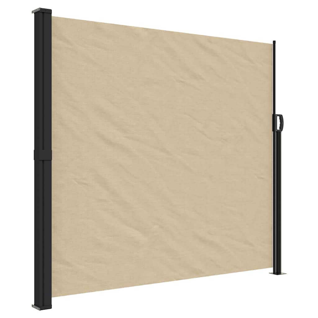 vidaXL Σκίαστρο Πλαϊνό Συρόμενο Μπεζ 180 x 600 εκ.