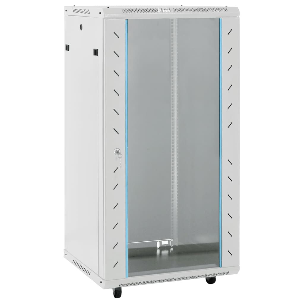 vidaXL Καμπίνα Δικτύου με Περιστ. Πόδια 22U 19" IP20 60x60x120 εκ.