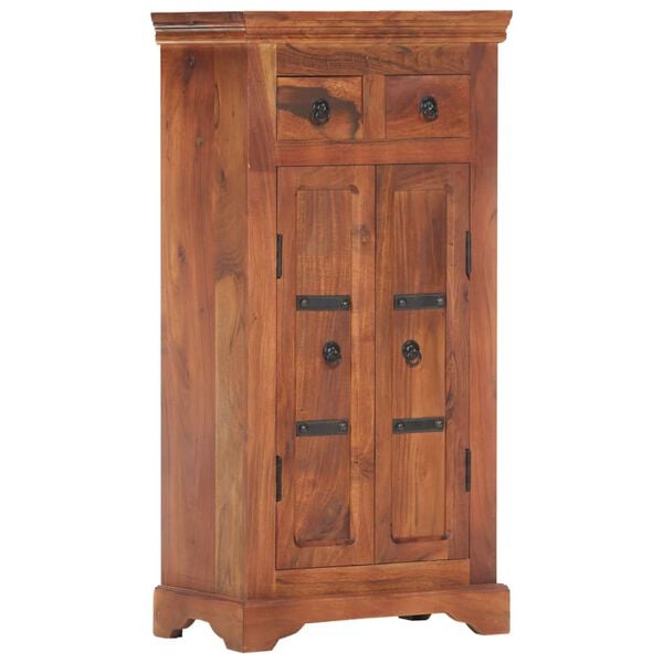 vidaXL Ντουλάπι / Ψηλός Μπουφές 50 x 30 x 100 εκ. Μασίφ Ξύλο Ακακίας