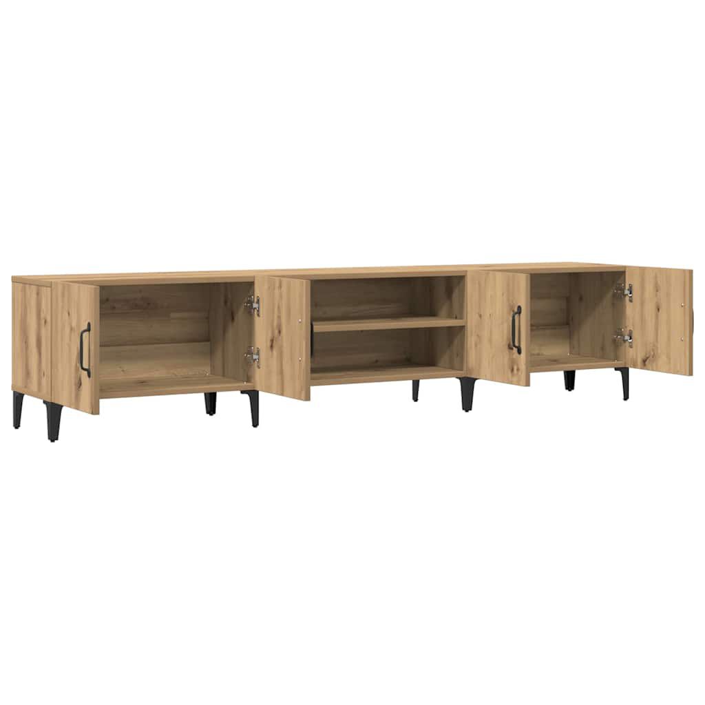 vidaXL Έπιπλο Τηλεόρασης Αρτισιανή Δρυς 180x31,5x40εκ Επεξ. Ξύλο