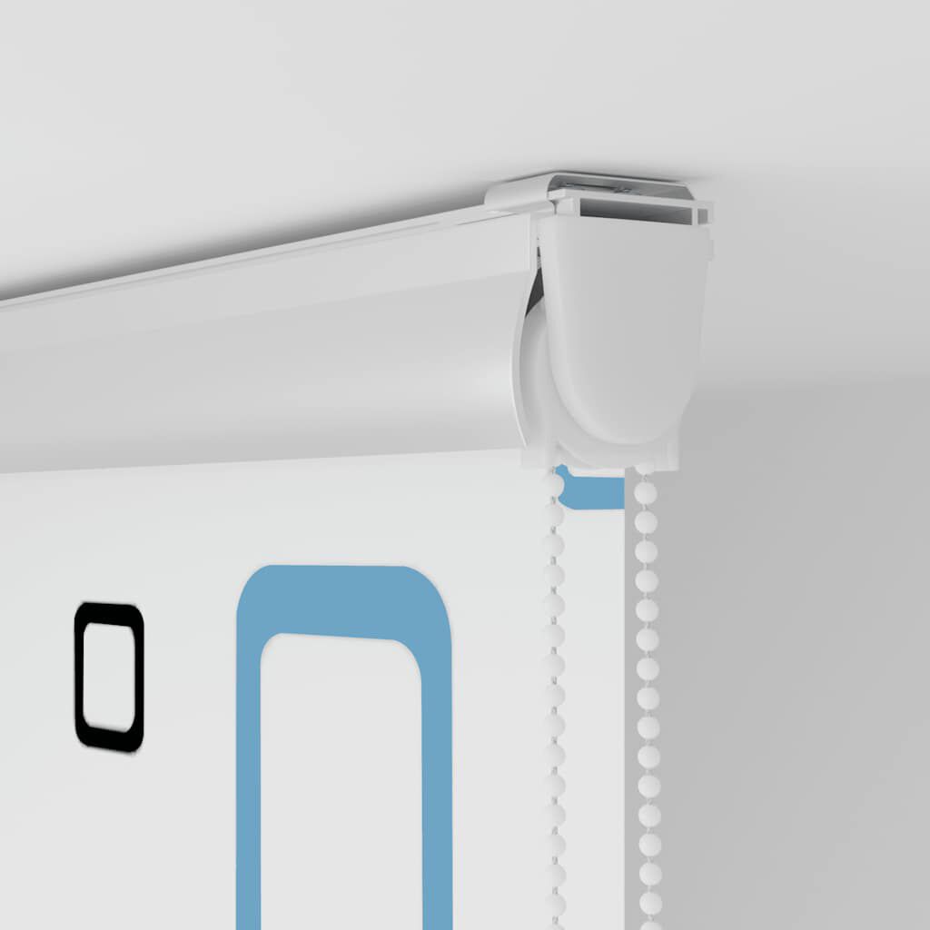 vidaXL Κουρτίνα Μπάνιου Ρολό κασέτα 140x240εκ. Πλάτος υφάσματος 136εκ.