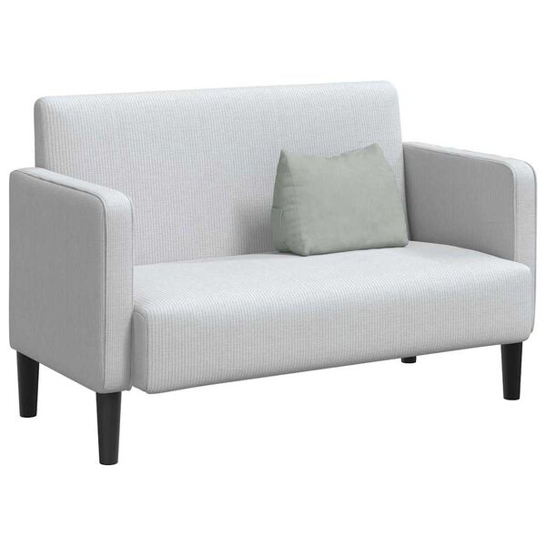 vidaXL Μαξιλάρι Πλάτης Ανοιχτό γκρι 45 x 20 x 35 εκ.