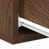 vidaXL Κομοδίνο Κρεμαστά Καφέ Δρυς 40x30x15 εκ. Επεξεργ. Ξύλο