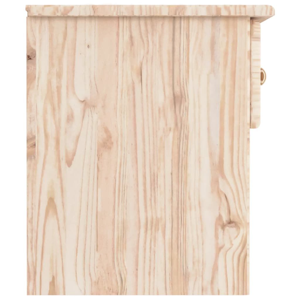 vidaXL Κομοδίνο ALTA 41x35x41 εκ. από Μασίφ Ξύλο Πεύκου
