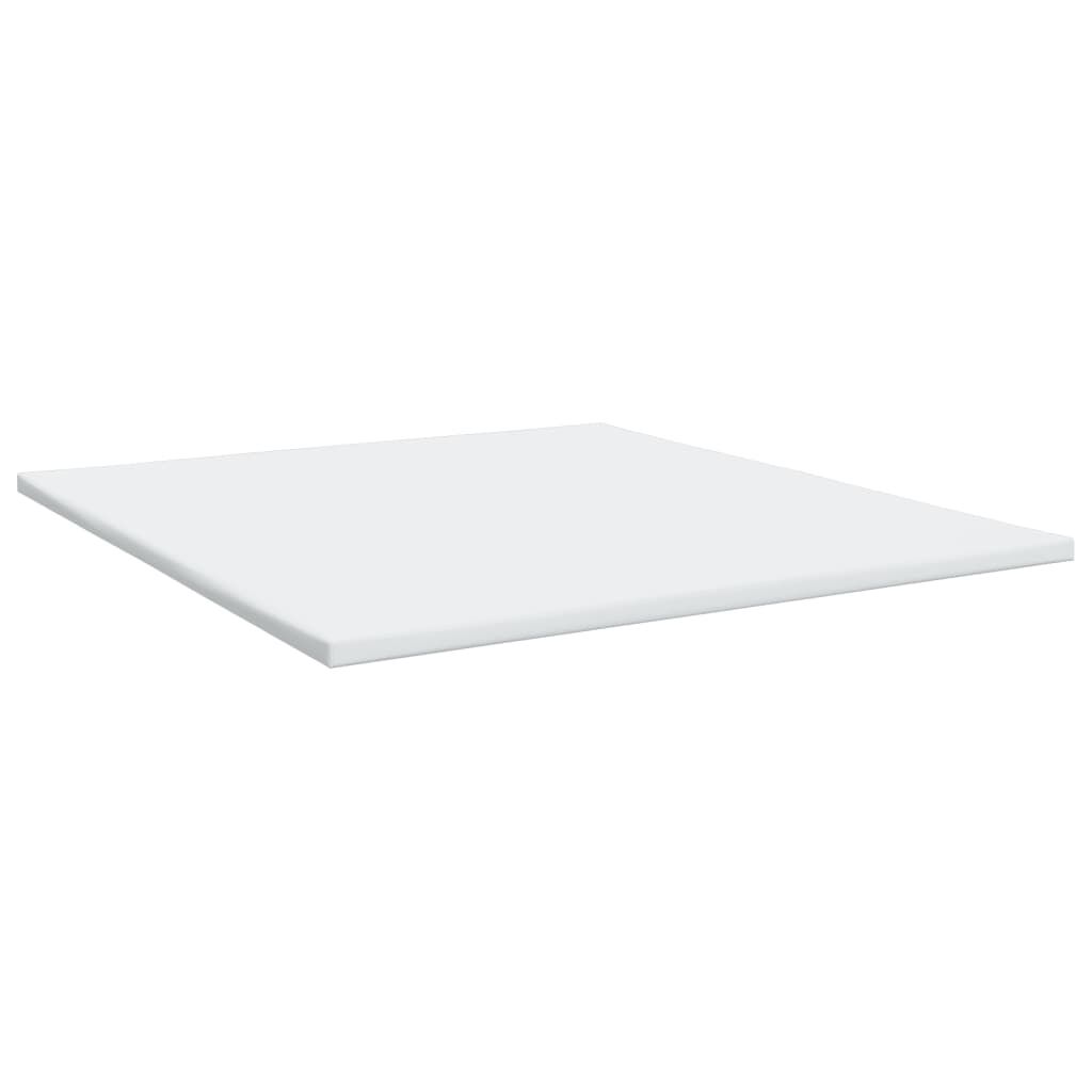 vidaXL Κρεβάτι Boxspring με Στρώμα Μαύρο 200x200 εκ. Υφασμάτινο