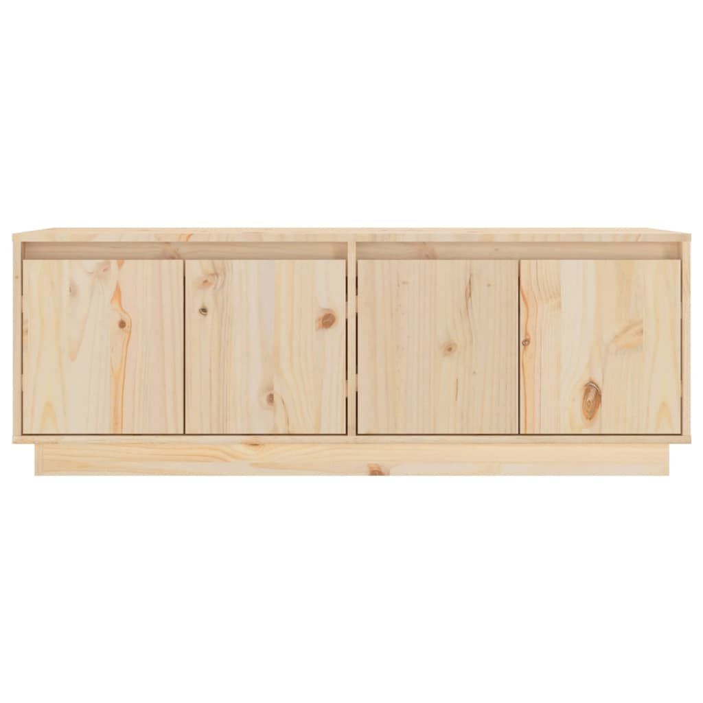 vidaXL Έπιπλο Τηλεόρασης 110 x 34 x 40 εκ. από Μασίφ Ξύλο Πεύκου