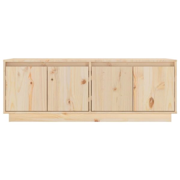 vidaXL Έπιπλο Τηλεόρασης 110 x 34 x 40 εκ. από Μασίφ Ξύλο Πεύκου
