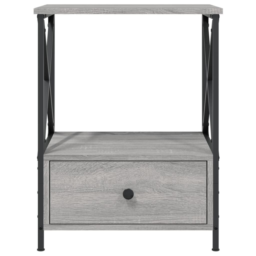 vidaXL Κομοδίνο Γκρι Sonoma 50 x 41 x 65 εκ. από Επεξεργασμένο Ξύλο