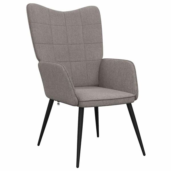 vidaXL Πολυθρόνα Relax Χρώμα Taupe Υφασμάτινη