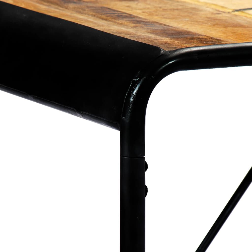 vidaXL Τραπεζαρία 180 x 90 x 76 εκ. από Μασίφ Ακατέργαστο Ξύλο Μάνγκο