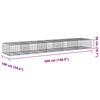 vidaXL Συρματοκιβώτιο με Κάλυμμα 500x100x50εκ. από Γαλβανισμένο Χάλυβα