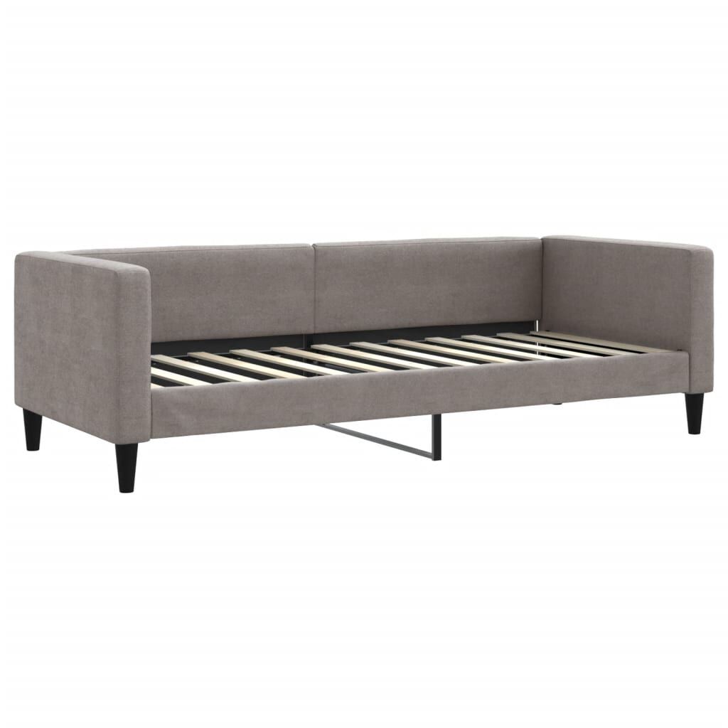 vidaXL Καναπές Κρεβάτι Taupe 80 x 200 εκ. Υφασμάτινος