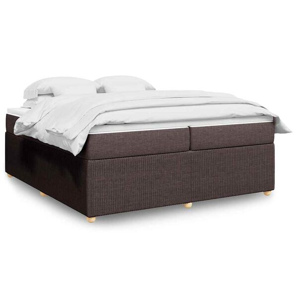 vidaXL &Kappa;&rho;&epsilon;&beta;ά&tau;&iota; Boxspring &mu;&epsilon; &Sigma;&tau;&rho;ώ&mu;&alpha; &Sigma;&kappa;&omicron;ύ&rho;&omicron; &Kappa;&alpha;&phi;έ 200x200 &epsilon;&kappa;. &Upsilon;&phi;&alpha;&sigma;&mu;ά&tau;&iota;&nu;&omicron;
