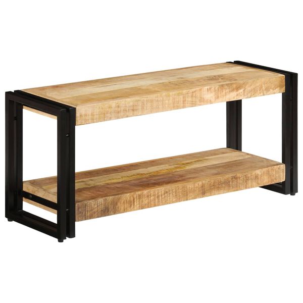 vidaXL Έπιπλο Τηλεόρασης 90 x 30 x 40 εκ. από Μασίφ Ξύλο Μάνγκο