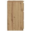 vidaXL Κομοδίνο Αρτισιανή Δρυς 40x35x62,5 εκ. από Επεξεργασμένο Ξύλο